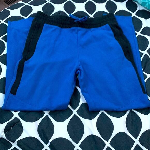 Athletic Works | Boys Blue Athletic Training Workout Joggers Sweatpants … - Picture 1 of 8